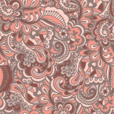 Seamless abstract hand-drawn pattern N21