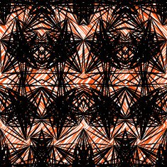 Hand drawn geometric pattern with black lines