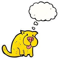 fat little dog cartoon N4