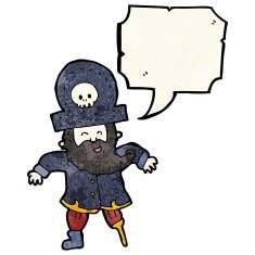 Cartoon Pirate Captain N66