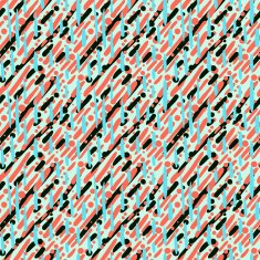 Pattern with random crossing brushstrokes N2