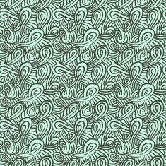 Pattern with curls and loops