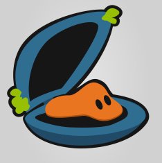 Cartoon mussel N2