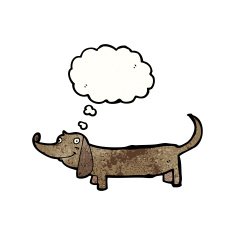 Cartoon Dachshund N42