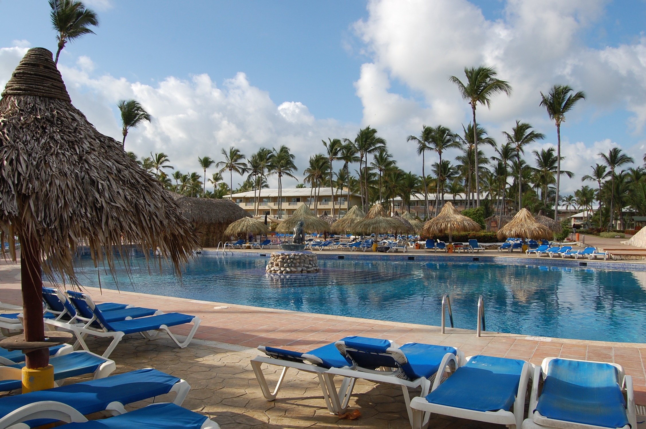 Swimming pool in punta cana hotel free image download