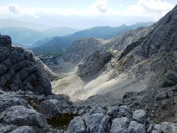 alpine panorama landscape in Austria