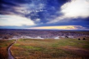 Badlands This is a landmark of South Dakota