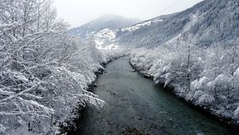 zillertal tyrol snowy