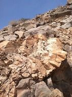 granite rocks close up on a sunny day