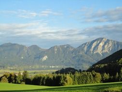 alpine mountains in Bavaria