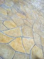Stone floor with texture