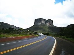 landscape of rock in Brazil