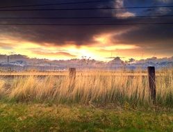 breathtaking sunrise landscape