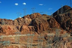 landscape of red cliff in Arizona