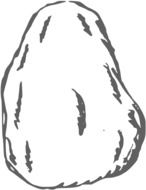 Mountain rock clipart