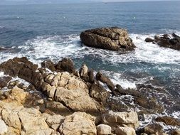 rocky coast in Spain