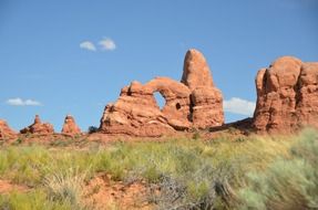 rock formation utah national park
