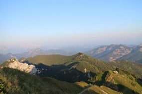 Panorama of the mountains