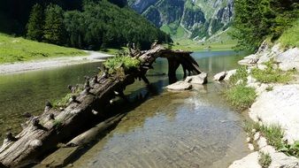 Seealpsee in Switzerland