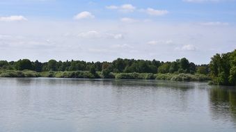 nature reserve lake landscape