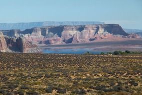 lake powell in rocky landscape, usa, utah, arizona