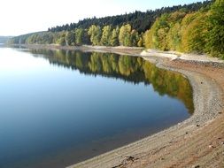 lake water mirroring