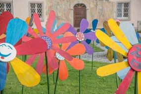 paper flowers art decoration
