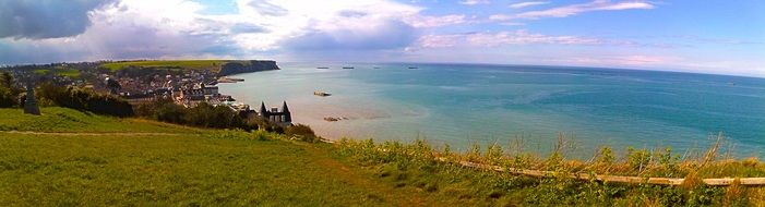 panorama normandy sea
