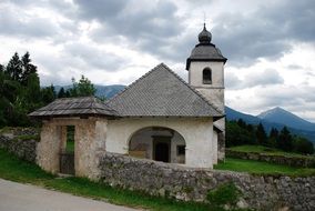 chapel in the mountains of Slovenia