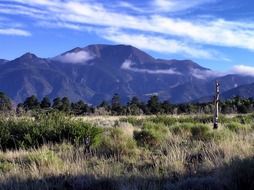 Scenic Mountain View in Colorado on a sunny day