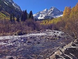 Stream near the mountains