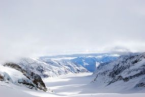 Jungfraujoch - Mountain pass in Switzerland