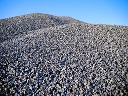 pebbles mountain landscape