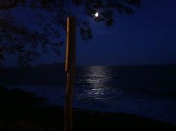 moonlight on ocean