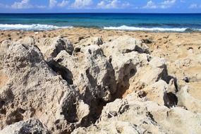 blue coast coastline landscape