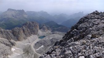 The Kesselkogel is the highest mountain of the Rosengarten group