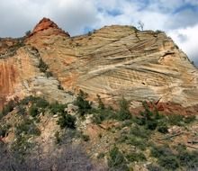 Landscape of zion park in Utah