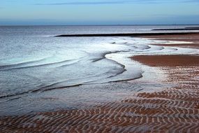 landscape of tide of the North Sea