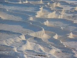 lime sinter terrace in Pamukkale Turkey