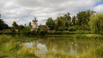 paris versailles landscape lake