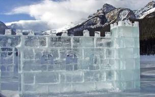 Ice Castle in Canada