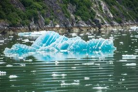 glacier ice water in alaska