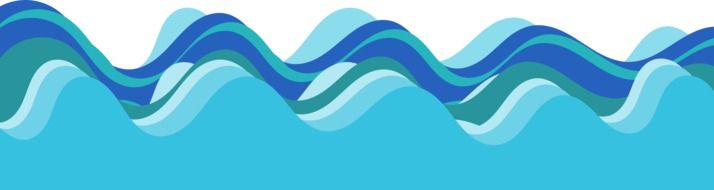 sea wave ocean water blue design