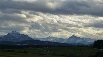 Mountains in Marktoberdorf