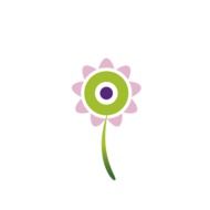 graphic image of floral abstraction