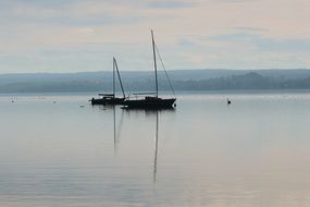boats on lake ammersee