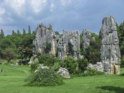 stone forest in Yunnan