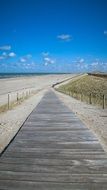 pathway to the north sea beach
