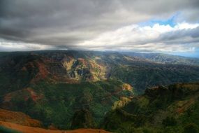 green valley in Hawaii