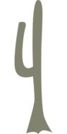 clipart of grey cactus